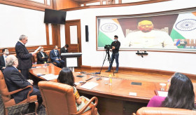 Դեսպան Բաբախանյանն իր հավատարմագրերը հանձնեց Հնդկաստանի Հանրապետության նախագահին