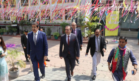 Ambassador V. Afyan's visit to Marwah Studios