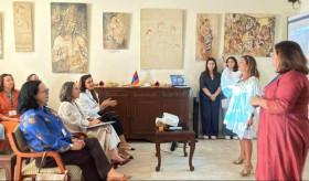 Embassy of the Republic of Armenia in India hosted members of the association of spouses of heads of diplomatic missions accredited in the country (SHOM)