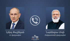 Nikol Pashinyan and Narendra Modi hold telephone conversation