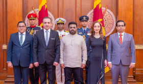 Official ceremony for the presentation of credentials of the Ambassador of the Republic of Armenia to Sri Lanka