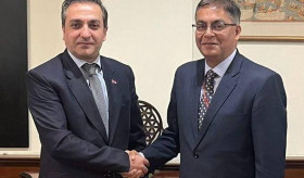 Ambassador of the Republic of Armenia met with the newly appointed Chief of Protocol of the Ministry of External Affairs of India