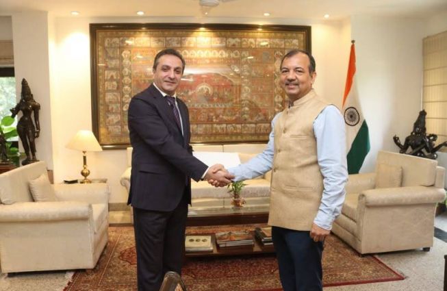 Meeting with the Director General of the Indian Council for Cultural Relations (ICCR) Kumar Tuhin