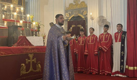 H.E. Vahagn Afyan, Ambassador of the Republic of Armenia to India, participated in the Intercession Rite conducted at St. Nazareth Church in Kolkata for the Holy Martyrs of the Armenian Genocide