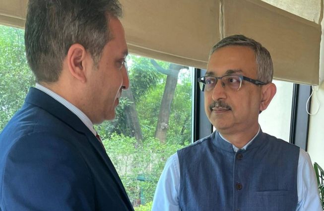 H.E. Vahagn Afyan,  Ambassador of Armenia attended a working lunch