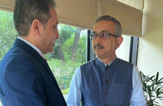 H.E. Vahagn Afyan,  Ambassador of Armenia attended a working lunch
