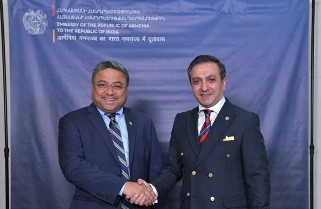 Official Reception organised by the Embassy of Armenia in New Delhi to mark the 34th Anniversary of the Independence of the Republic of Armenia