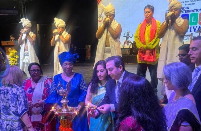 "Hay Astgher" and "Nane" Armenian dance ensembles participated in the 9th International Folk Festival