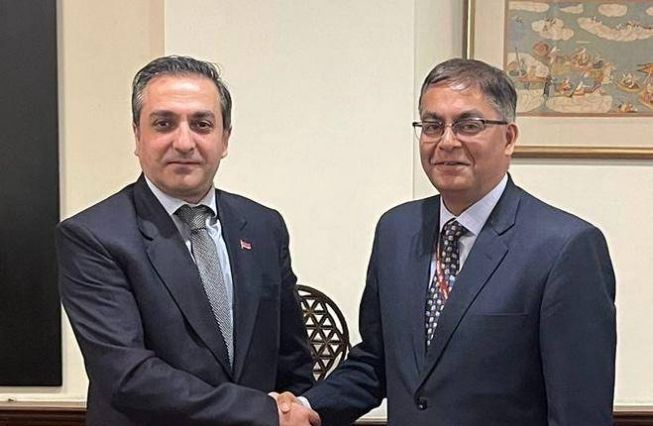 ՀՀ դեսպանը հանդիպել է Հնդկաստանի ԱԳՆ արարողակարգի նորանշանակ պետի հետ