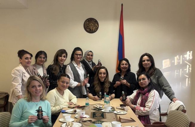 Workshop in doll-making and lace-making was organised at the Embassy