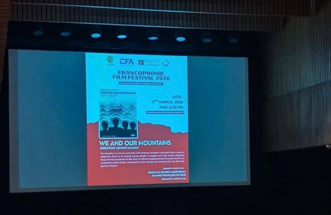 The film "We and Our Mountains" was screened as part of the events dedicated to the International Days of Francophonie