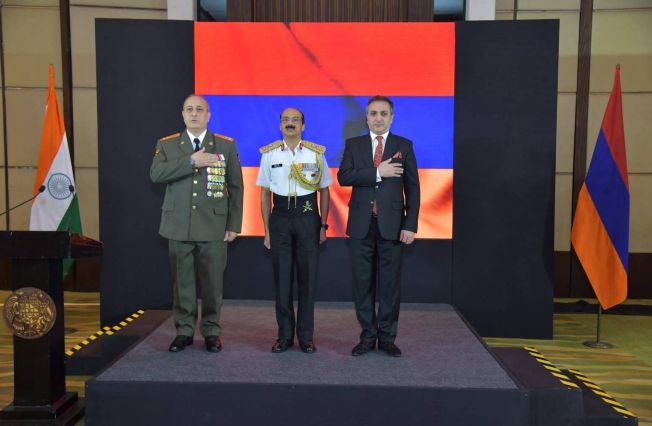 First Reception dedicated to the 34th anniversary of the formation of the Armenian Army was held in New Delhi