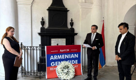 Ambassador Vahagn Afyan participated in an event held in Chennai (Madras) to commemorate the 111th anniversary of the Armenian Genocide