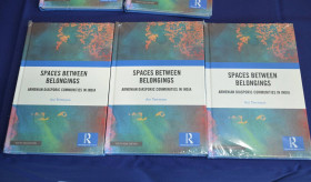 A book entitled &ldquo;Spaces Between Belongings: Armenian Diasporic Communities in India" by Dr. Ani Yeremyan was released in New Delhi